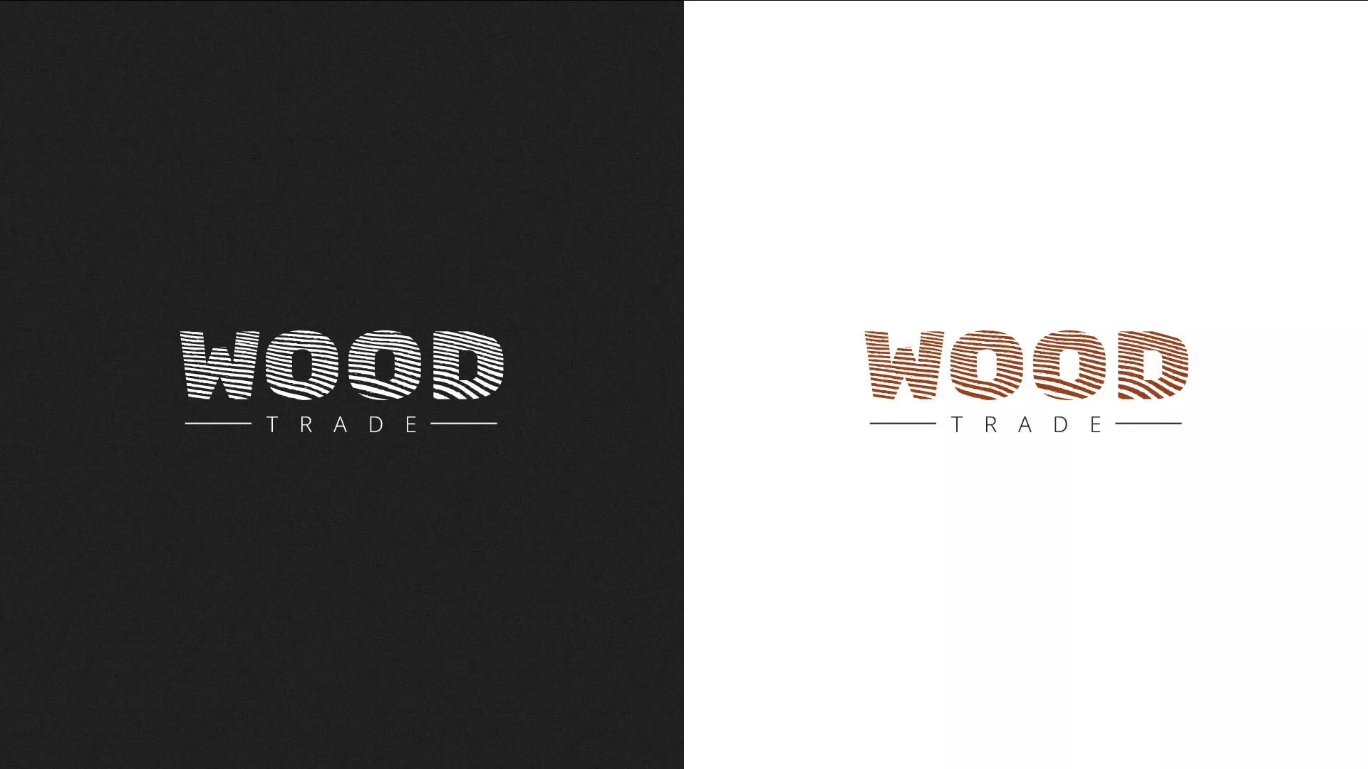 Разработка логотипа для компании «Wood Trade» в Кувшиново